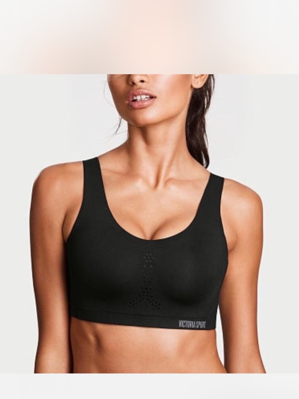 Victoria's Secret Angel Max(Victoria Sport) Black Sports Bra Size - 36E(DD) NWOT